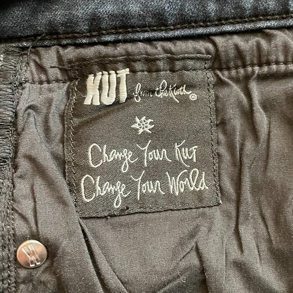 Kut from the Kloth Dark Wash Kurvy Fit Skinny Jean - Picture 4 of 10